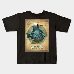 Interstellar Sub Atomic Space Fish Kids T-Shirt